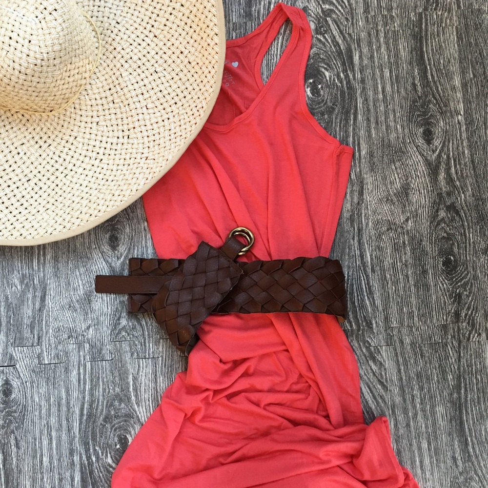 Coral Maxi dress