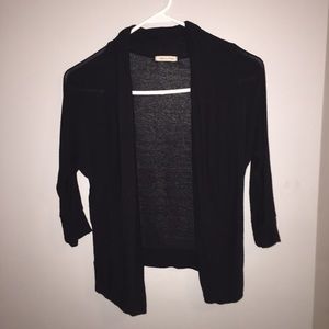 Tea N Rose sheer black cardigan