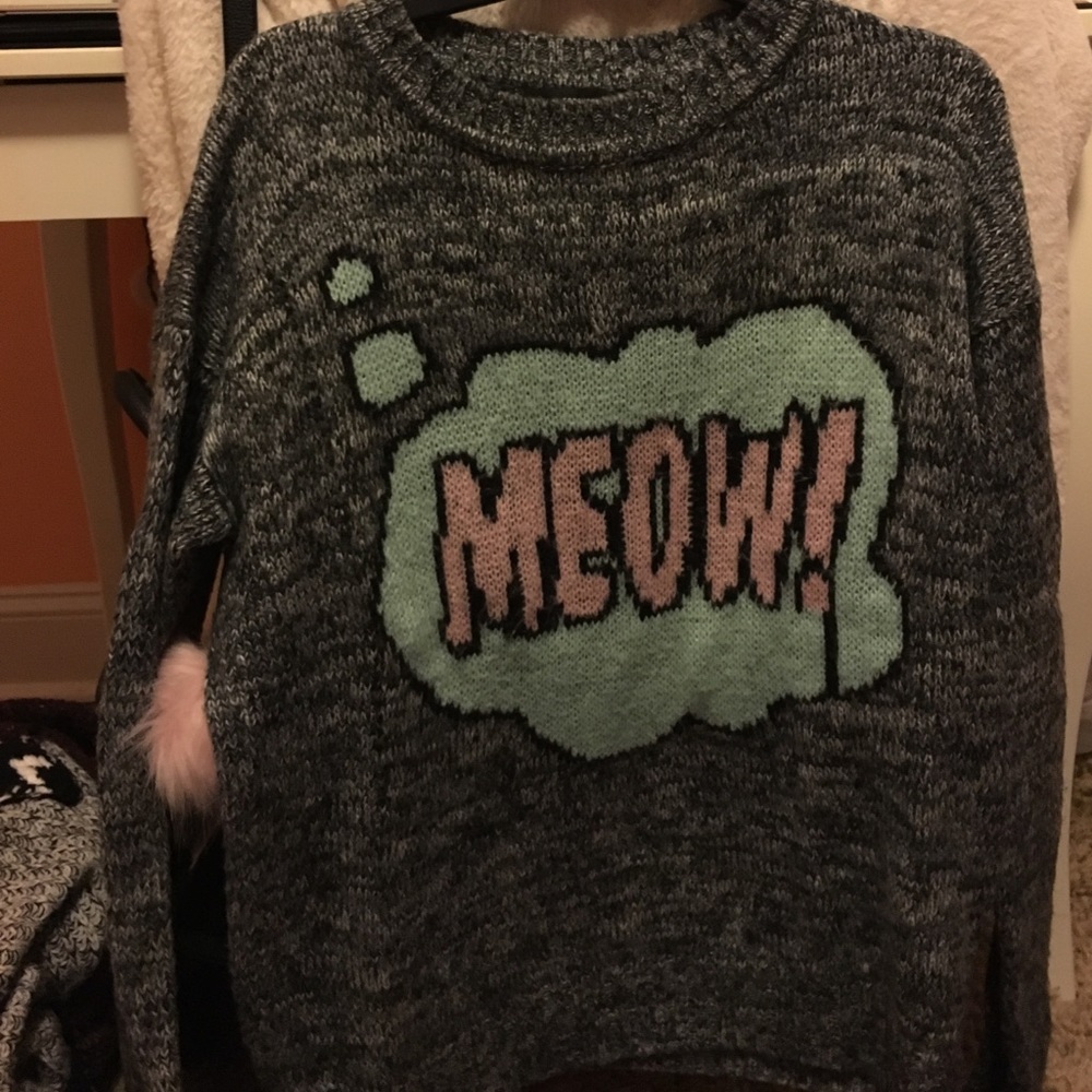 "MEOW" Sweater