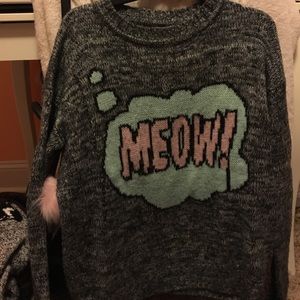 "MEOW" Sweater