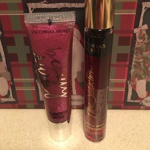 Victoria's Secret Lipgloss & Roll Perfume