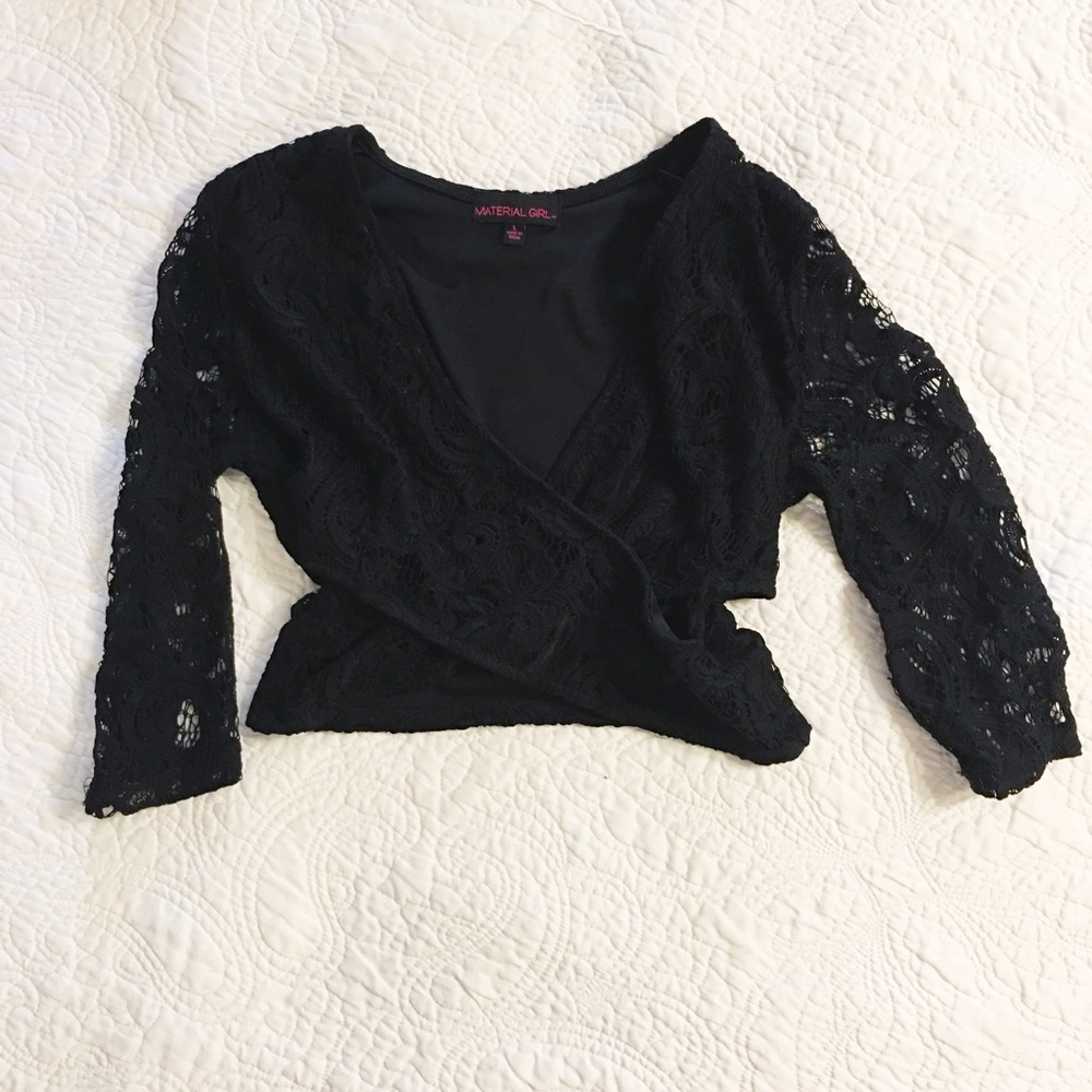 Long sleeve lace top