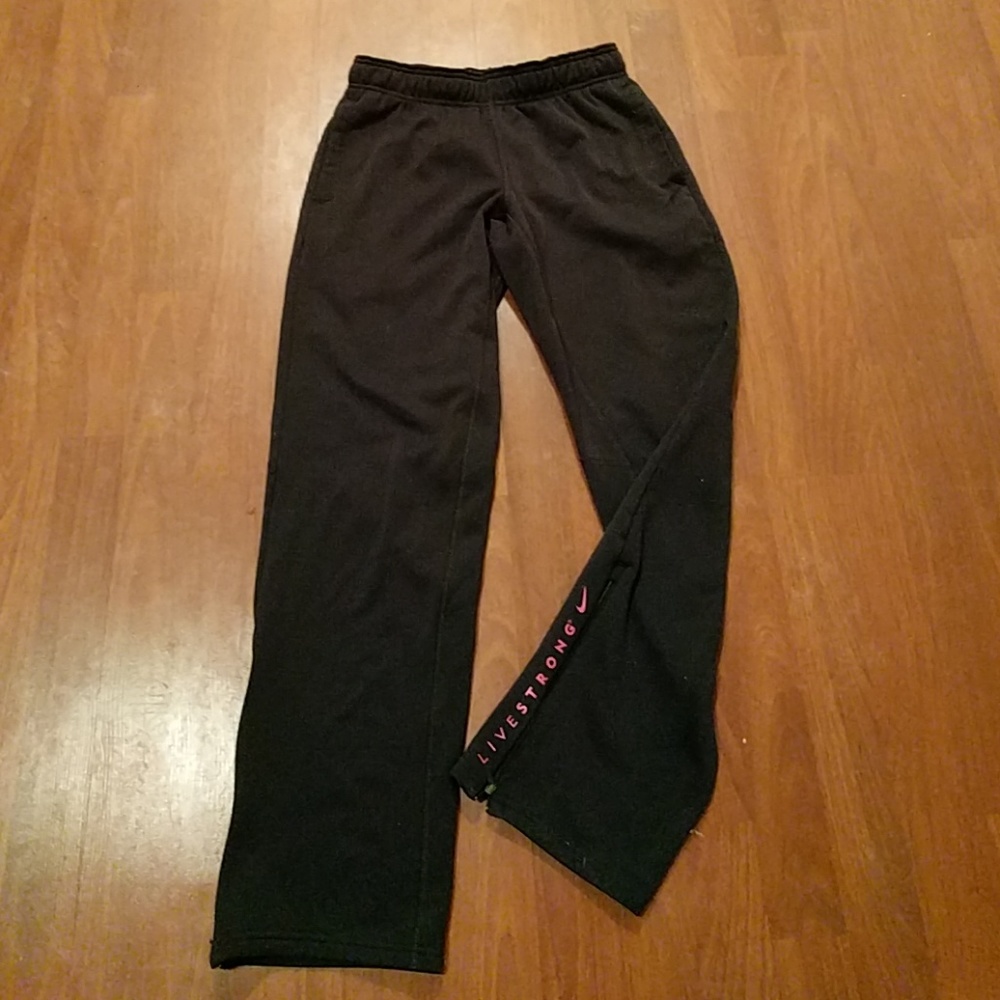 Black Nike Thermafit Livestrong Pants