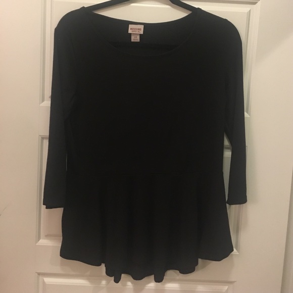 Mossimo Supply Co. Tops - Mossimo co. By target black peplum