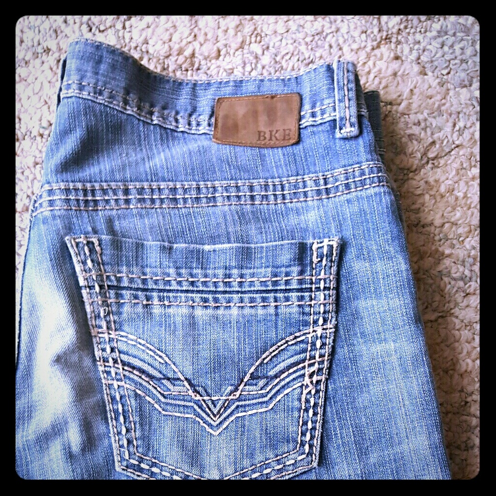 Bke buckle carter mens jeans