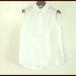 Asos Sleeveless White Blouse