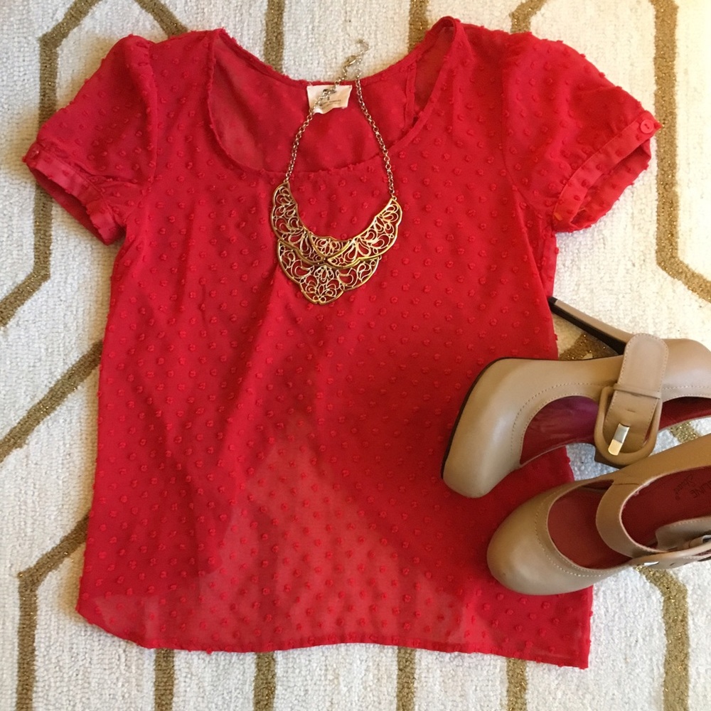 ❤Urban Outfitters Red Blouse❤
