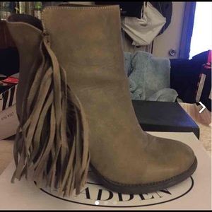 Steve Madden Fringe Bootie