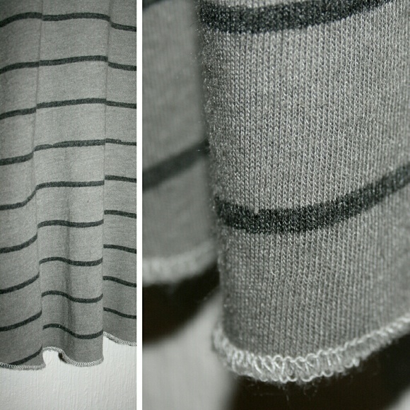 Super Soft "Concrete Ink" Gray Striped Tank NWOT - Picture 3 of 5