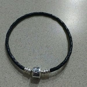 Pandora Leather Bracelet Never Worn