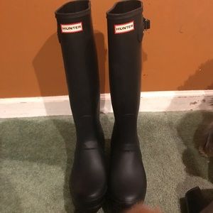 Hunter boots size 8