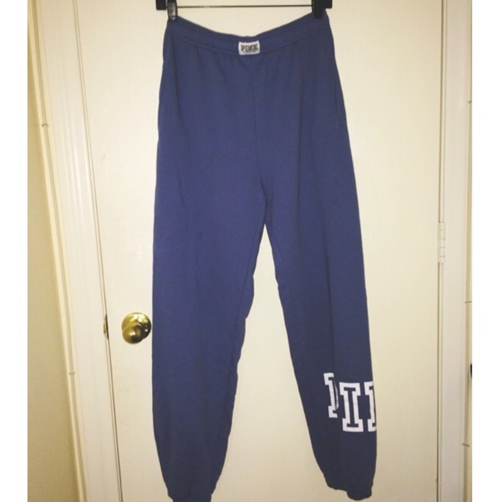 Pink campus sweats