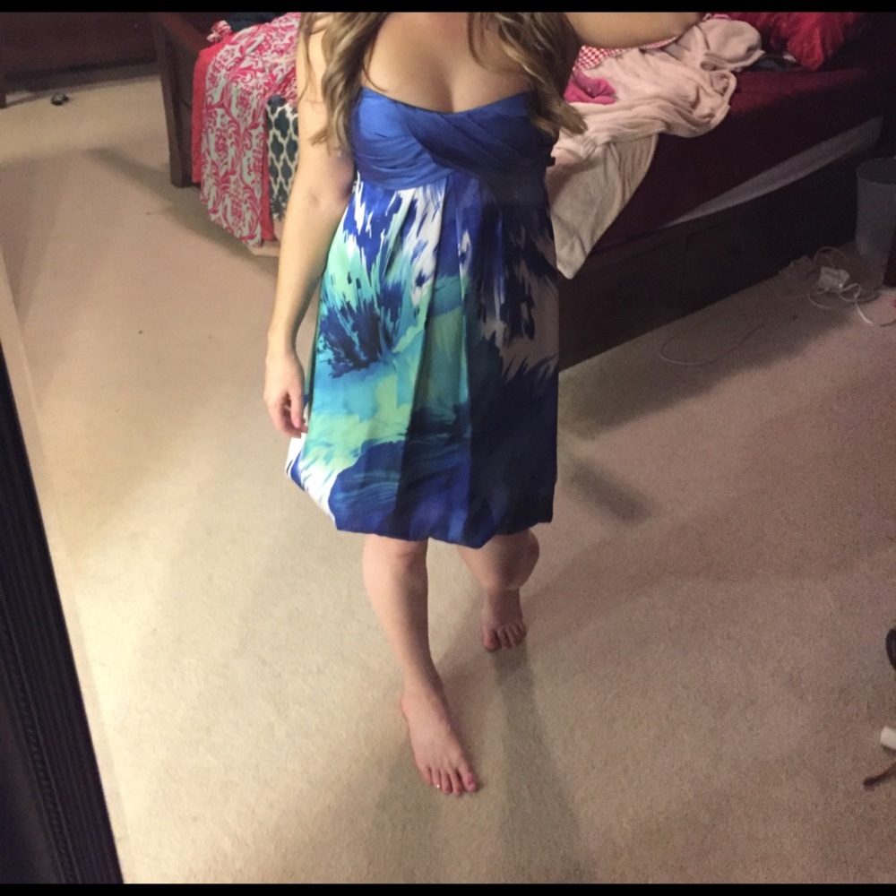 Strapless juniors dress. NWT