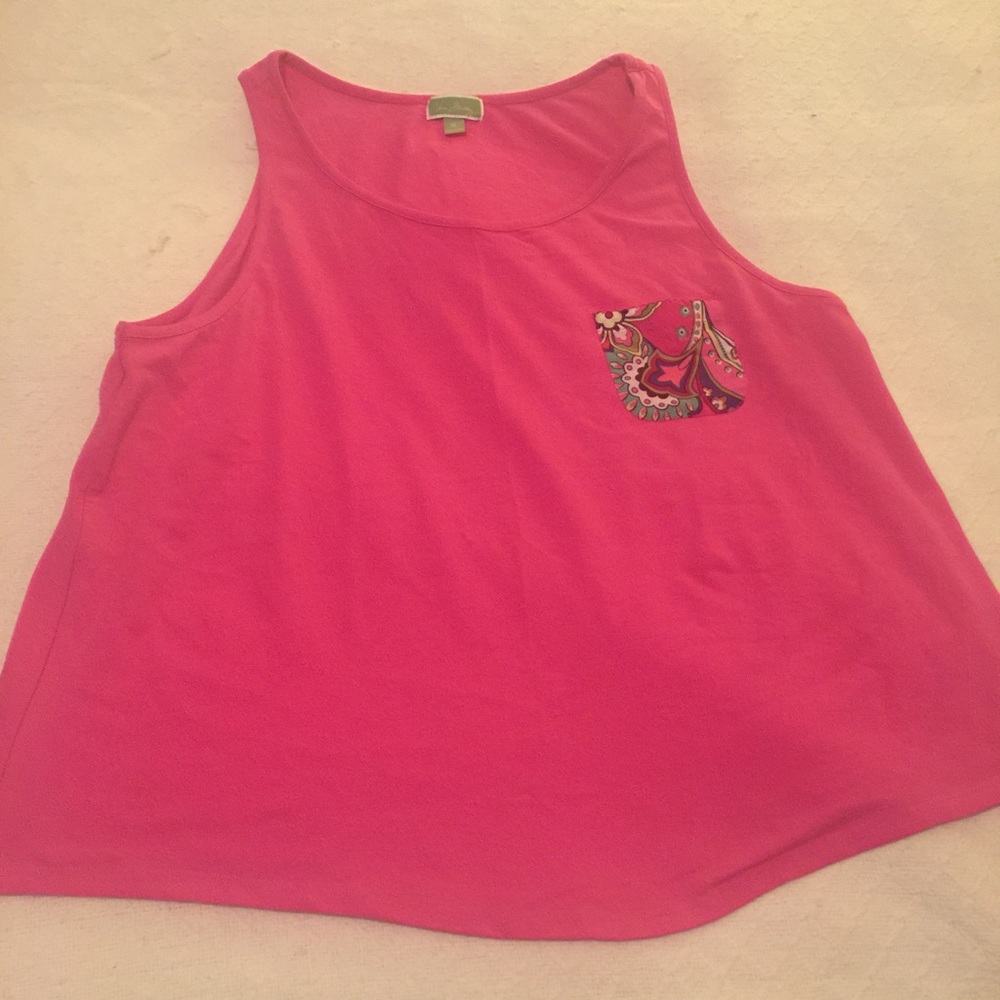Pink Swirls Tank Top