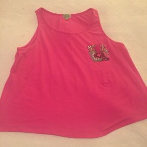 Pink Swirls Tank Top
