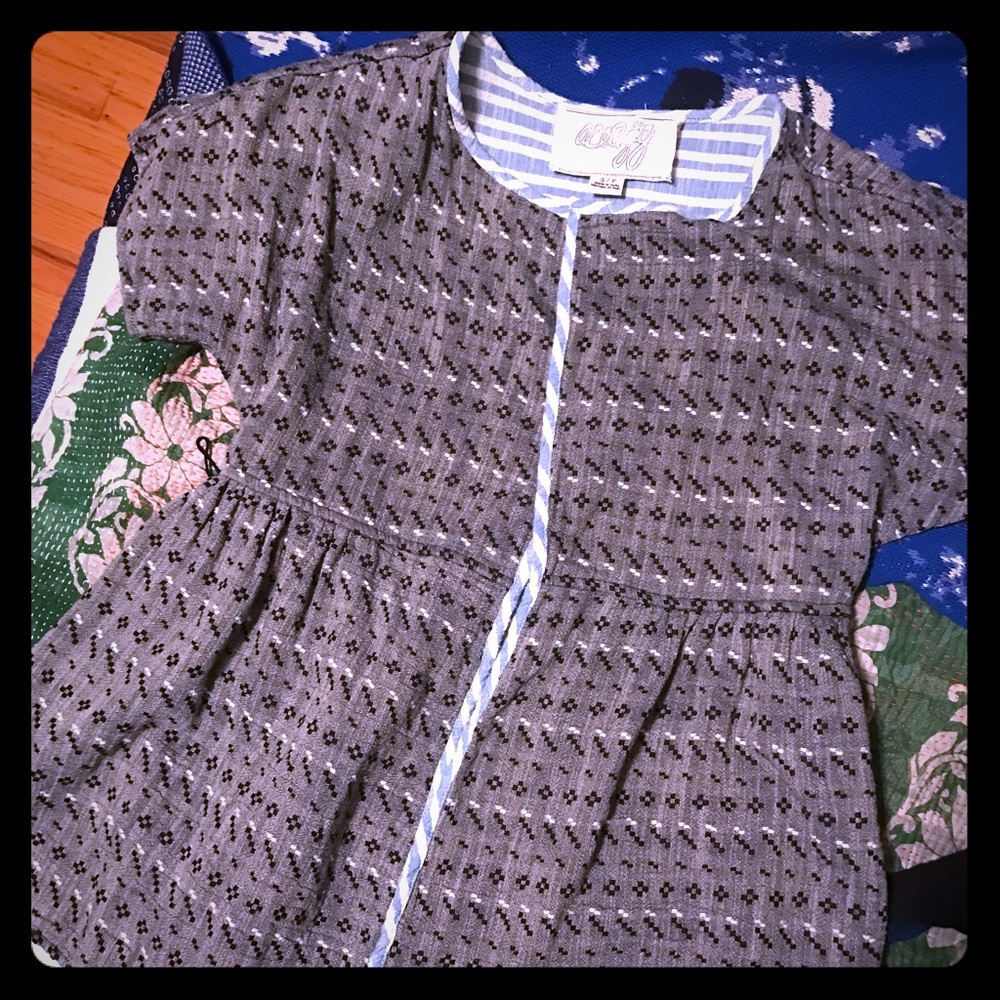 Ace and jig wrap tunic small