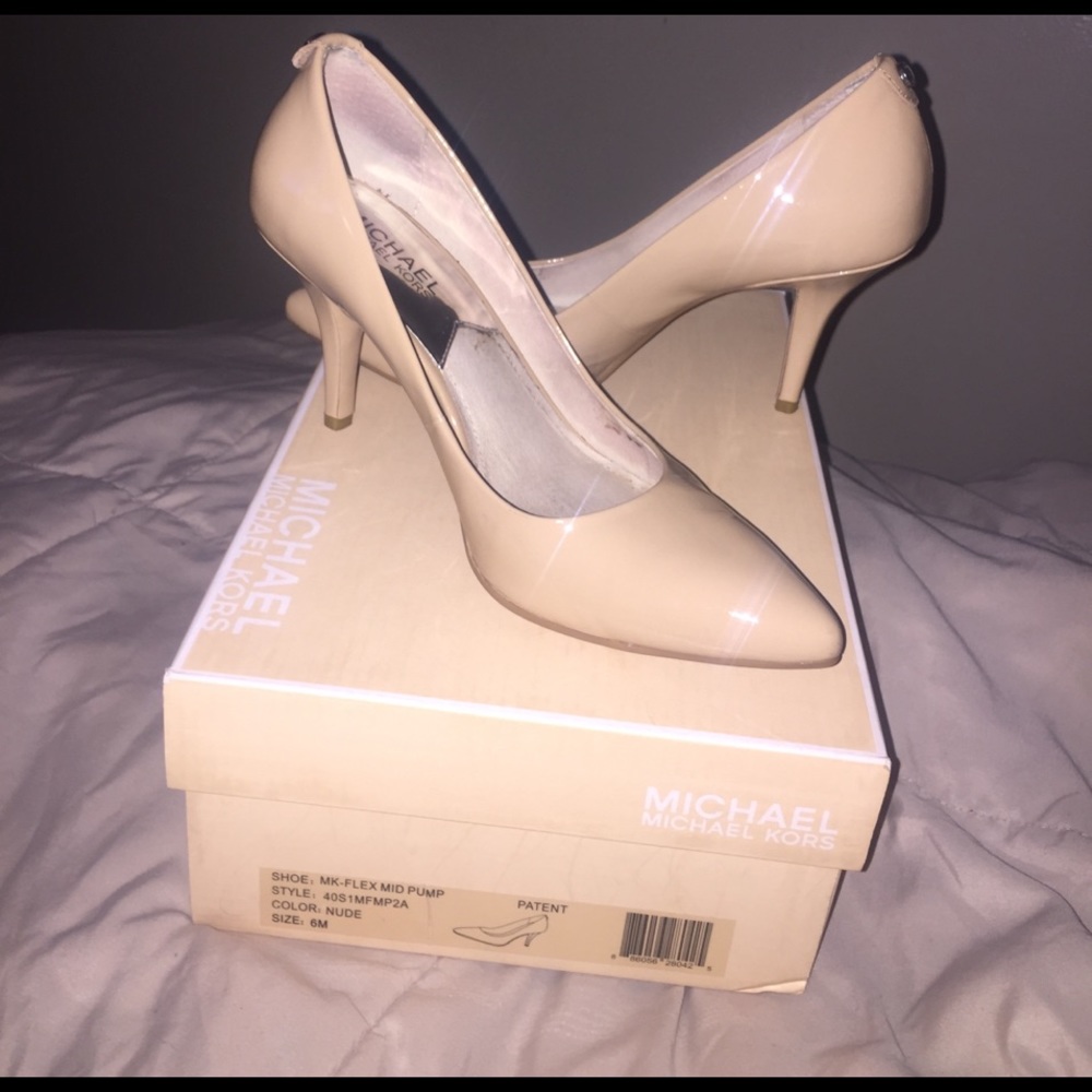 Nude Michael Kors Heels