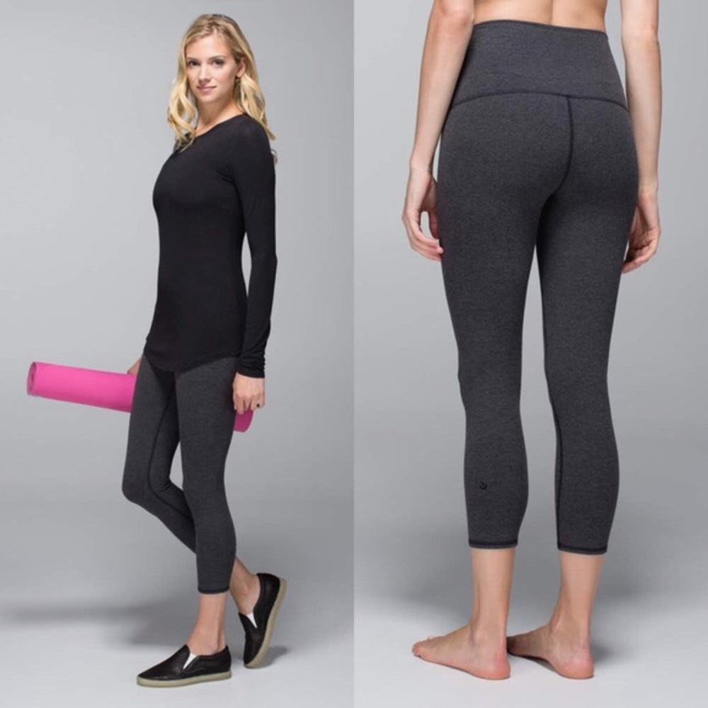 Lululemon Cropped Cotton Leggings Sz 2