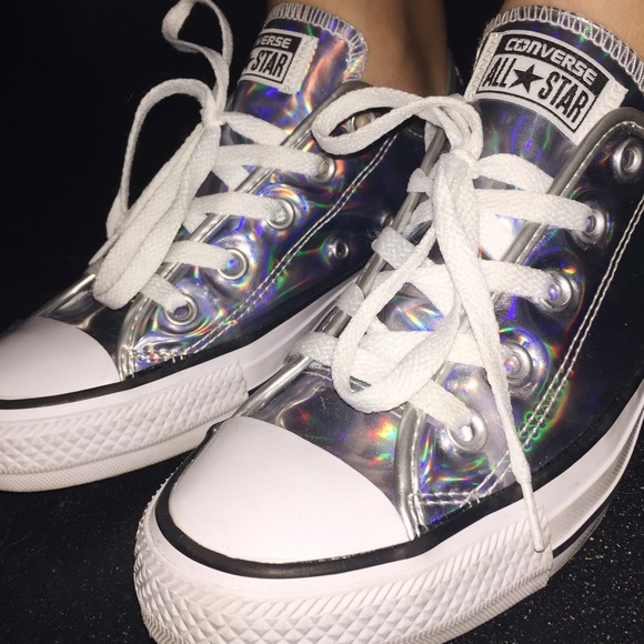 HolographicMetallicRainbow Converse! HolographicMetallicRainbow Converse!