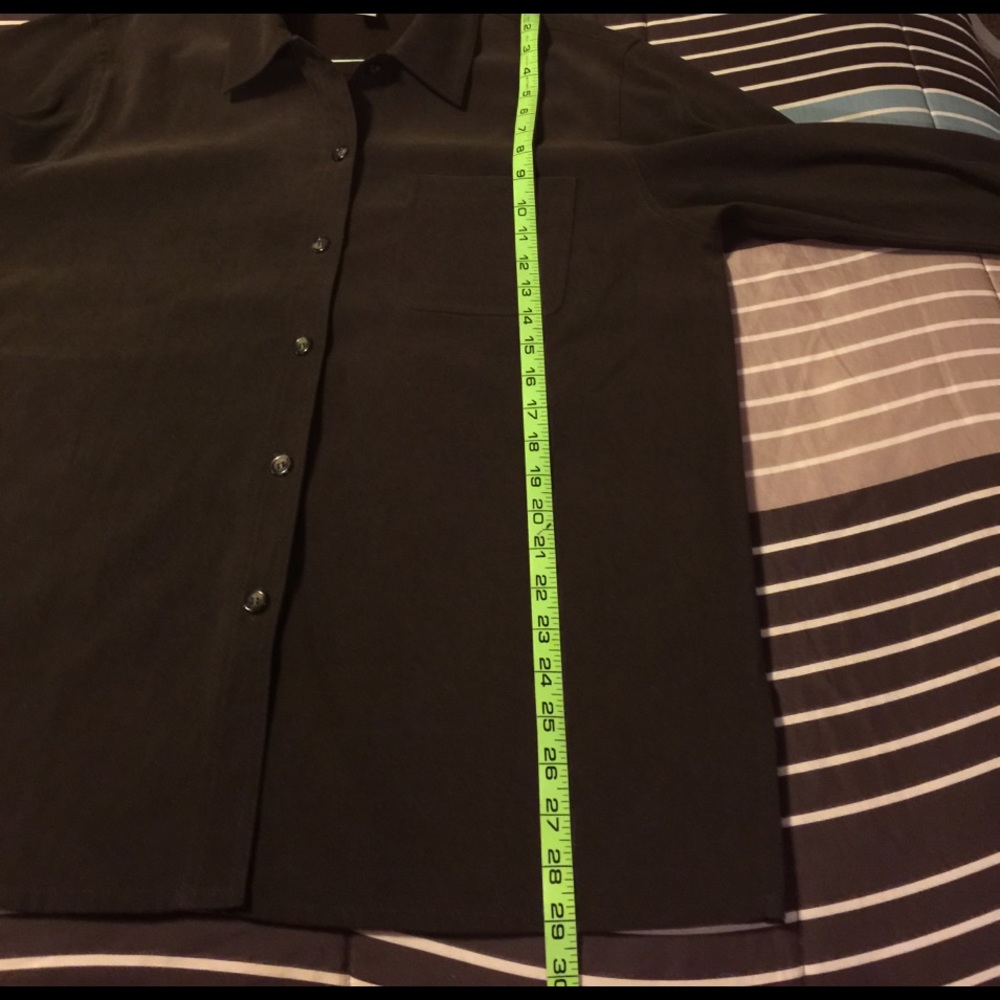 Talbots Long Sleeves woman's Tops Brown S-M - Picture 6 of 7