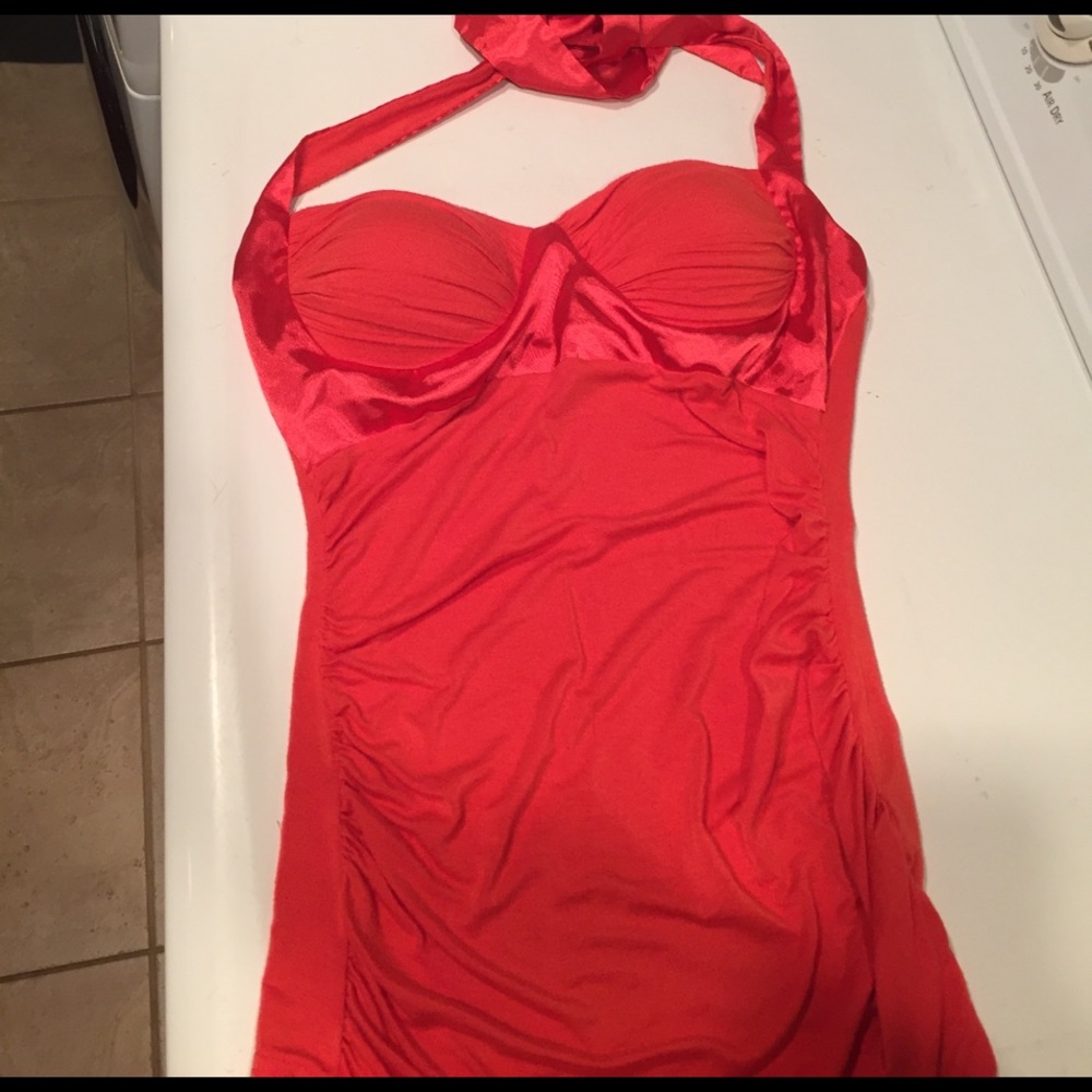 Adorable Coral Halter Top