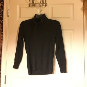 Eddie Bauer charcoal grey turtleneck sweater
