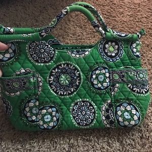 Green Vera Bradley purse