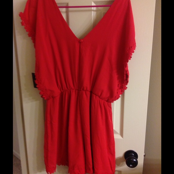Red Romper - Picture 3 of 4