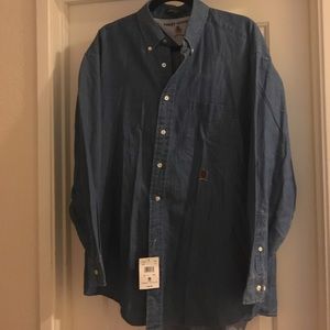 NWT. Tommy Hilfiger soft jeans button down