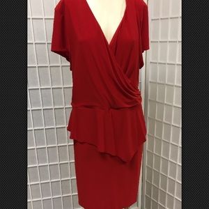EY Signature Woman Cocktail Dress red new Size 1X