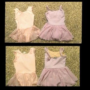 2 dance leotards, size 4/5