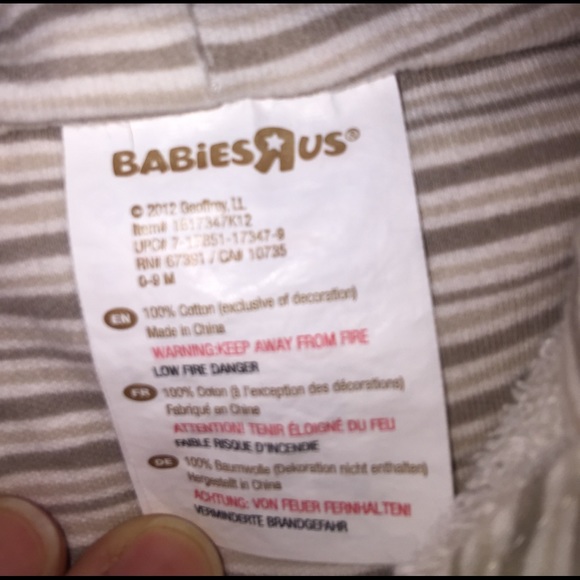 Baby 🛀 bath robe 0-9 months - Picture 3 of 4