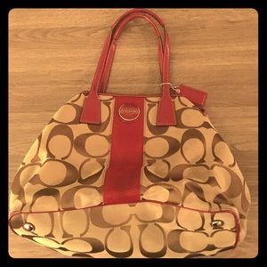 Beautiful Coach bag Red