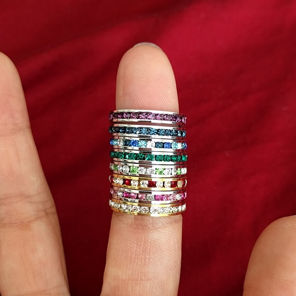 One 925 PAD with Swarovski Crystal Ring