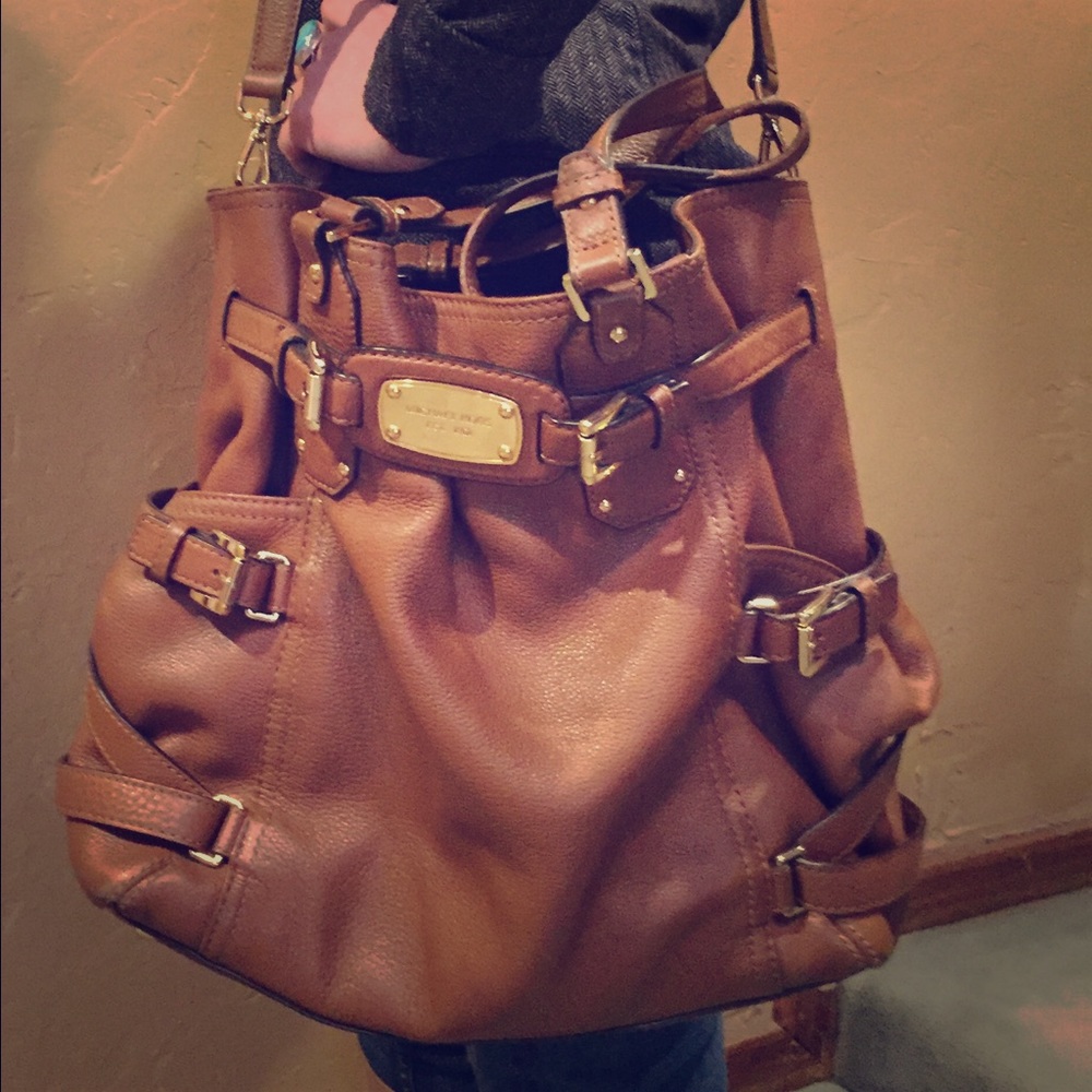 Michael Kors Brown Leather Purse