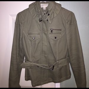 Army green banana republic jacket (gently worn)