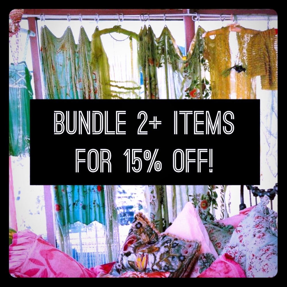 Bundle 2+ Items For 15% Off!
