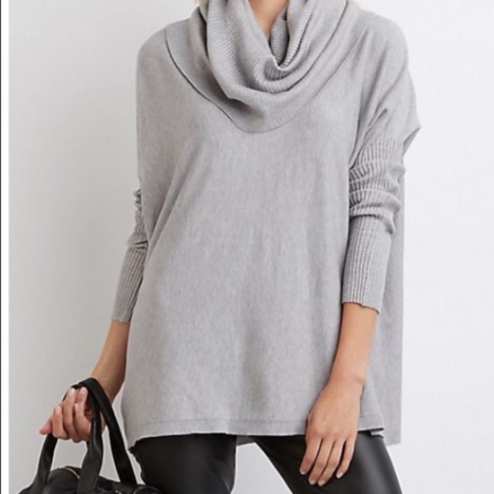 Oversized grey sweater