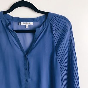 Jennifer Lopez Sheer Flowy Blouse