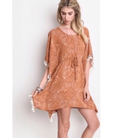 Umgee Dresses & Skirts - Casual Tassel Dress by Umgee w:Tassel Fringe S/M