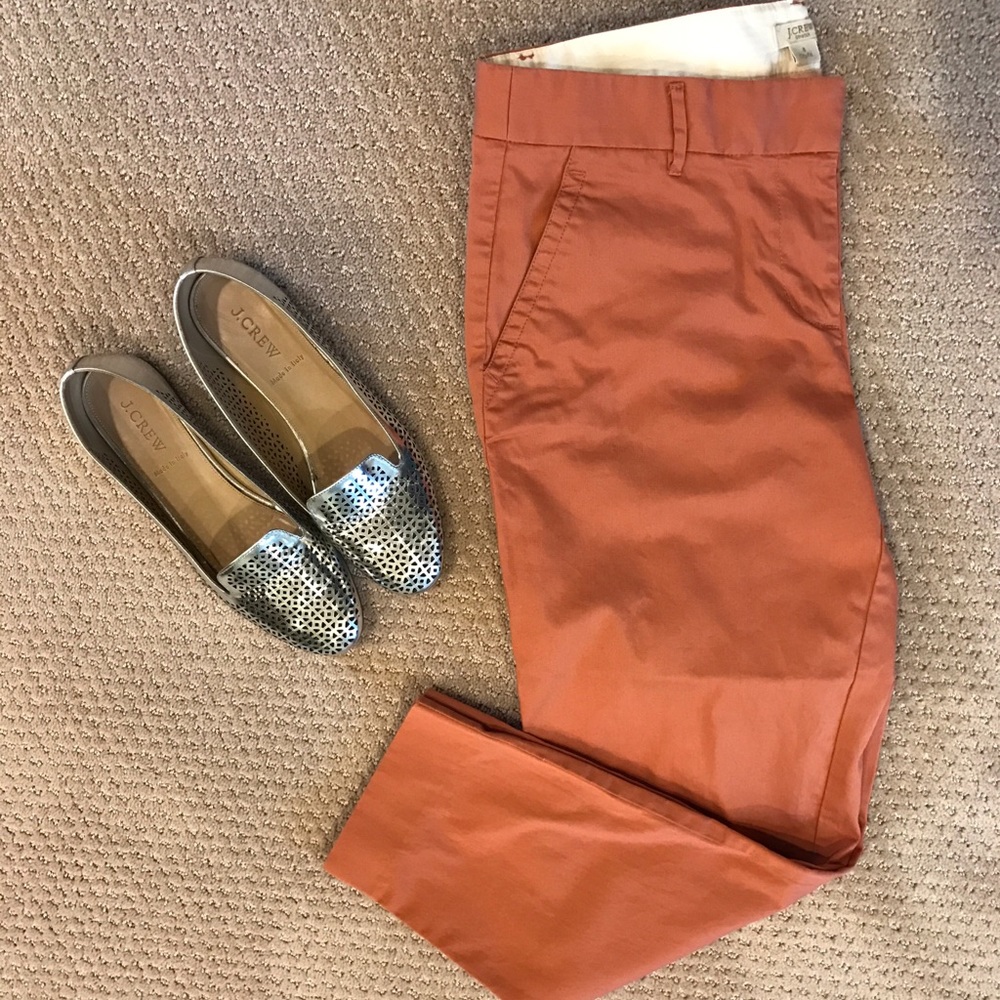 J. Crew City Fit cropped stretch pants