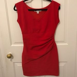 Eliana Crepe DFV Red Wrap Dress