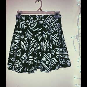 Tribal Print Skirt
