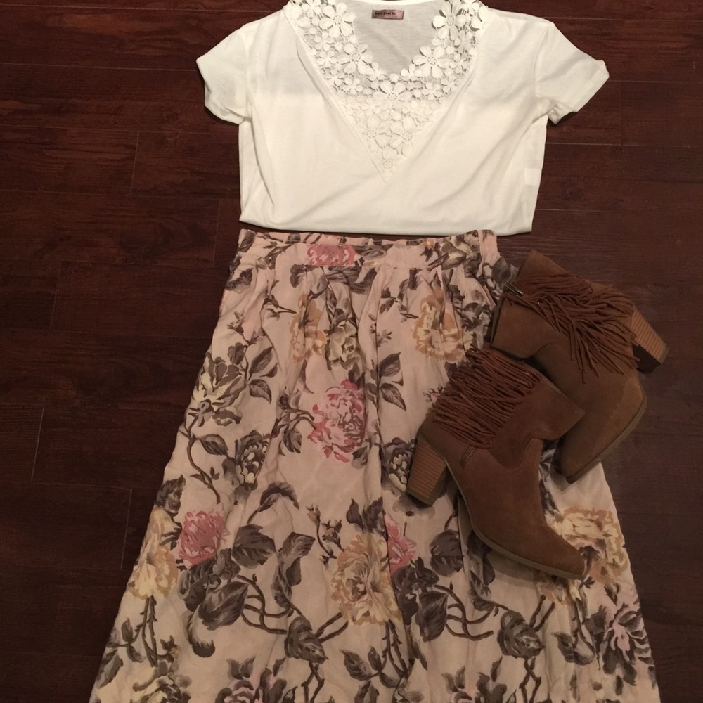 Vintage midi skirt
