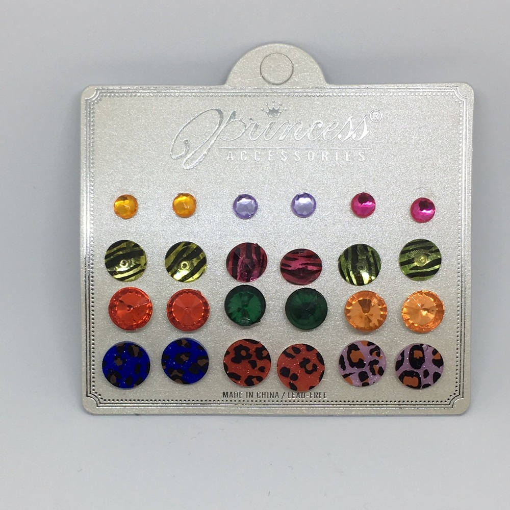 12 pair earrings