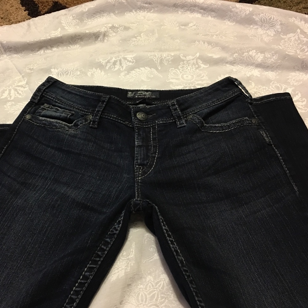 Silver jeans