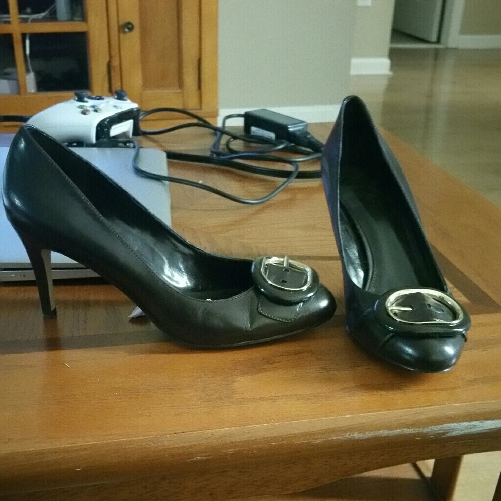Brown heels