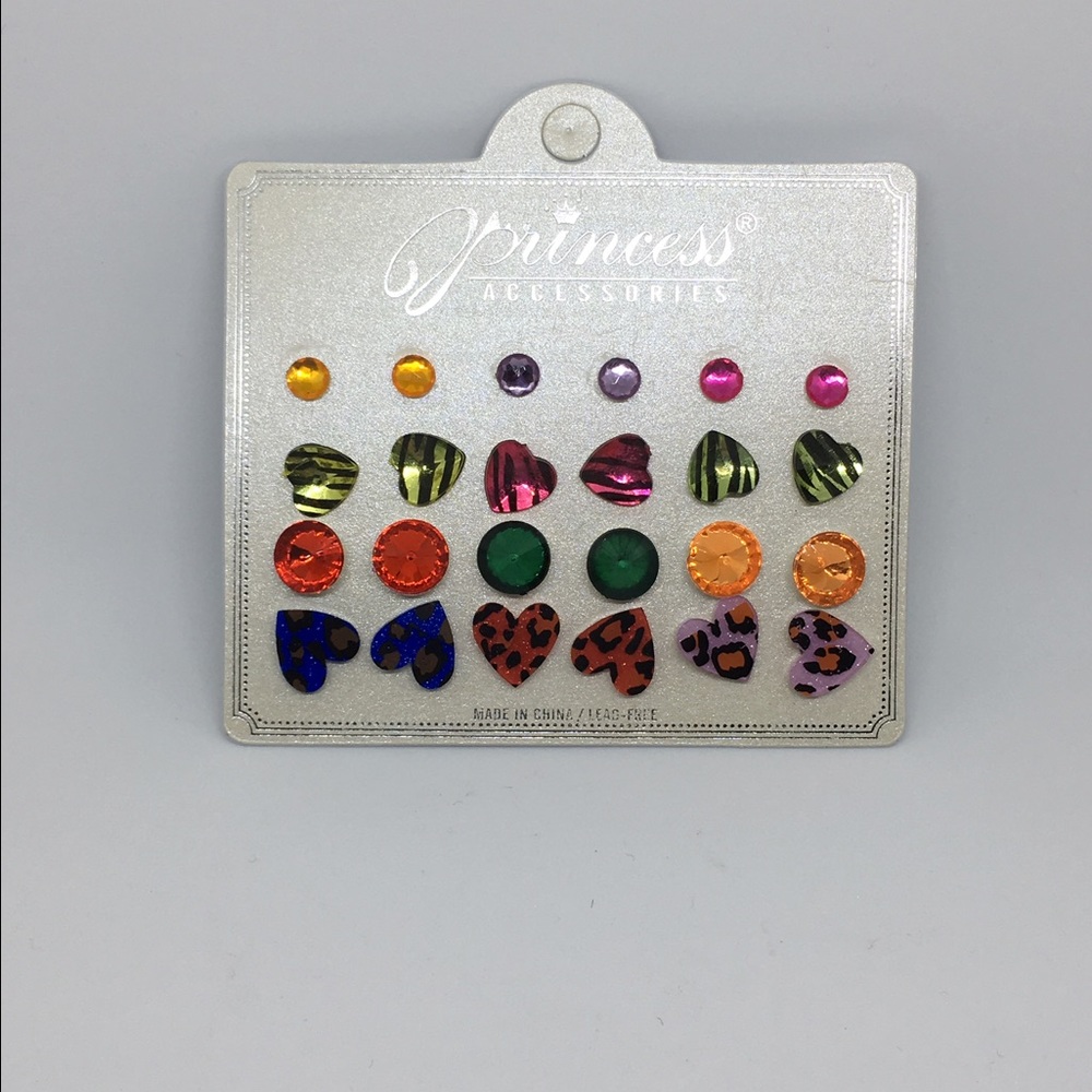 12 pair earrings