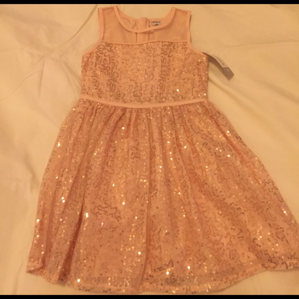NWT 4T Pink Sparkle Dress
