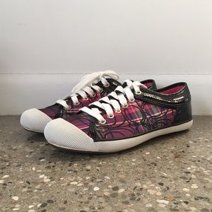 NEW Purple Coach Sneakers